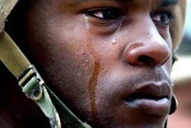 crying soldier